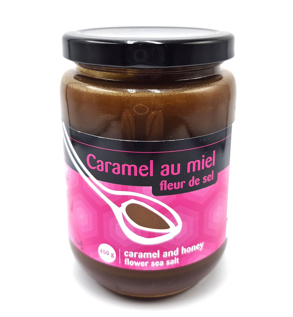 Caramel au miel et fleur de sel