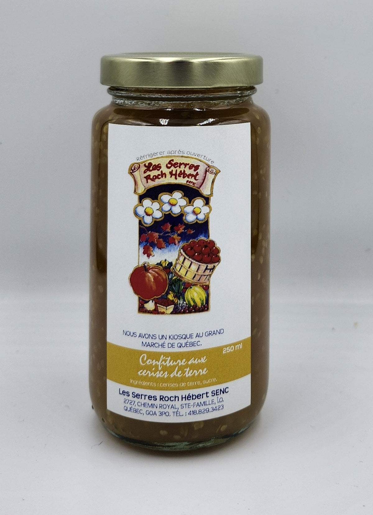 Confiture aux cerises de terre