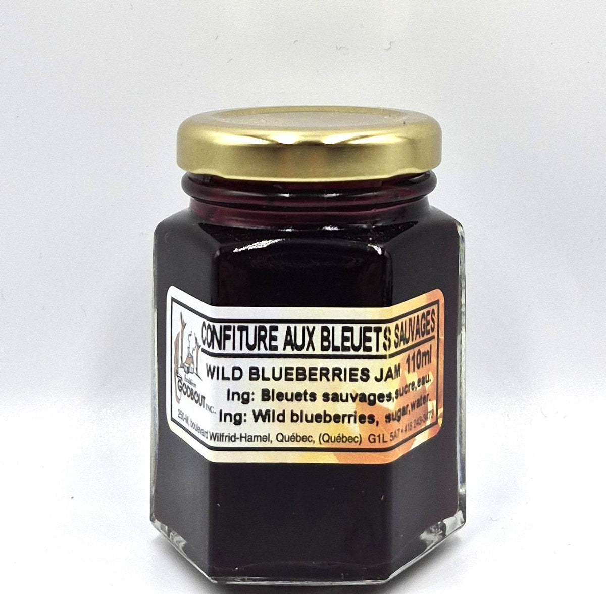 Confiture aux bleuets sauvages — 110 ml