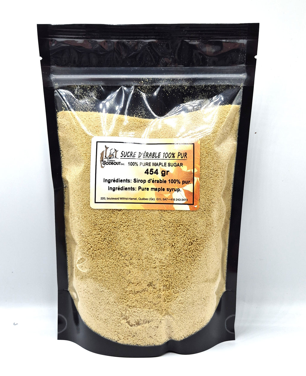 Sucre d'érable fin — 454 g
