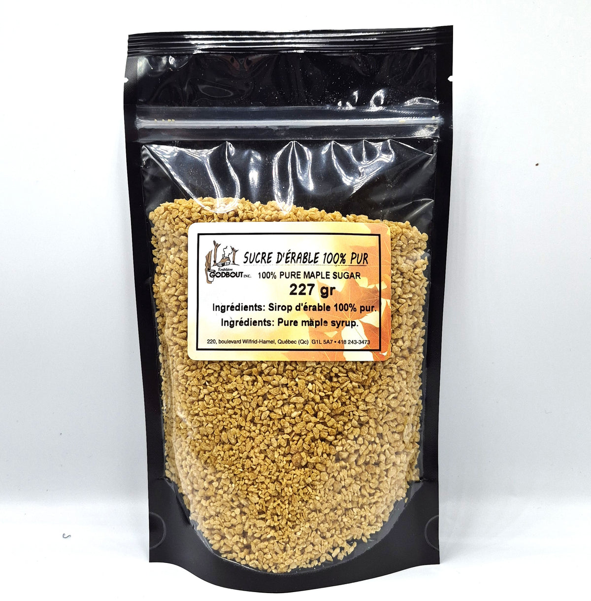 Sucre d'érable en pépites